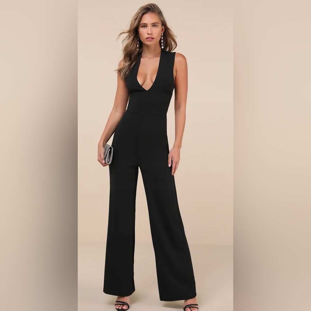 Lulus black jumspsuit